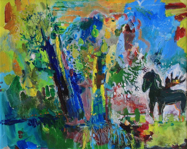 зелений крилатий кінь (літо 2014)